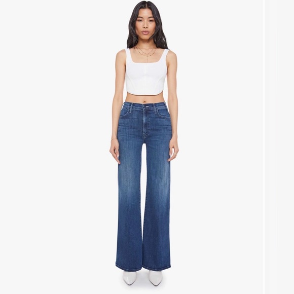 MOTHER Denim - MOTHER Blue Flare & Wide Leg Jeans
